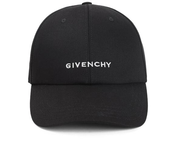 Givenchy Other - Givenchy Black Logo Embroidered Cotton Baseball Cap Hat Adjustable Strap NWT